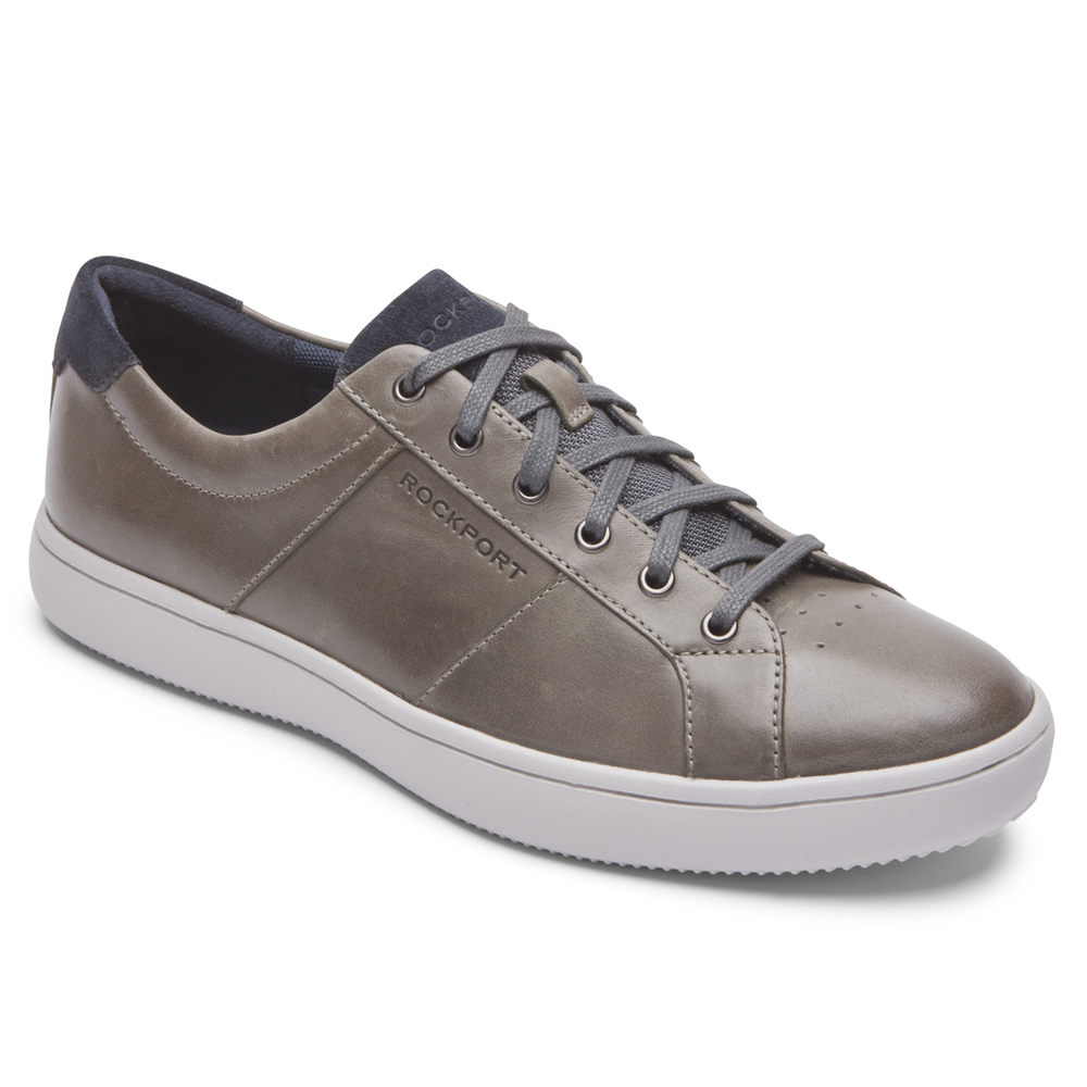 Tenis Rockport Homem Cinzentas Escuro - Jarvis Lace-To-Toe - 59631GRAF